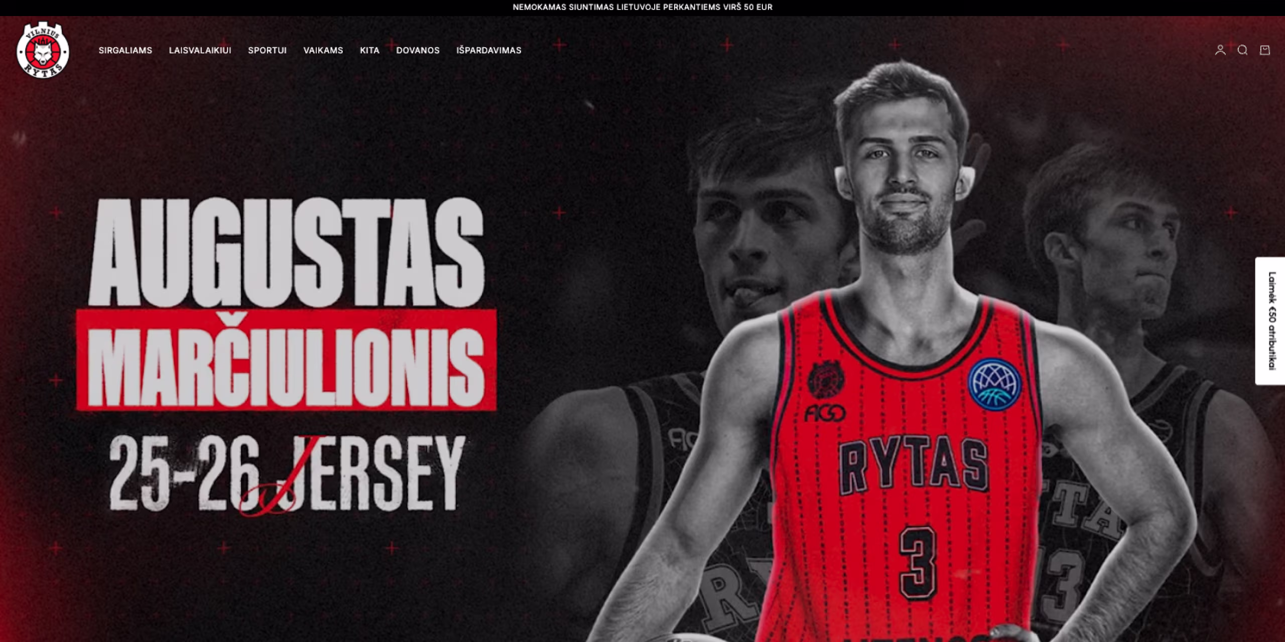 Vilniaus „RYTAS" Shop case study hero image by Optify